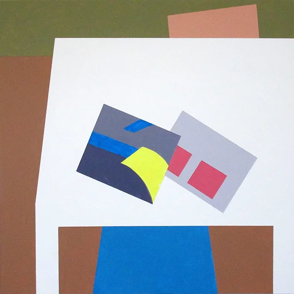 Timelapse, Marfa, Series 2, 24 February 2013 . Acrylic on panel, 8 x 8".