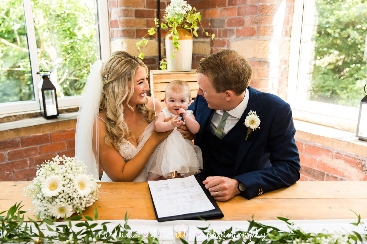 🤍 Signed, Sealed, Delivered 🤍

Although Ellerie wasn't quite old enough to officially sign as a witness to her Mummy and Daddy's wedding, she'd have made a pretty cute one! 😍 Throwback to ceremony photos from the most gorgeous wedding at @thevenue