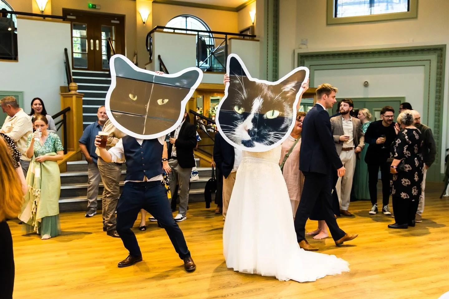 YOUR wedding, YOUR way. Never ever let anybody tell you that you can&rsquo;t have your cats at the wedding&hellip; EVER. 

(But if they do&hellip; get giant cardboard cut outs of their head and surprise your husband at your wedding reception like Rut