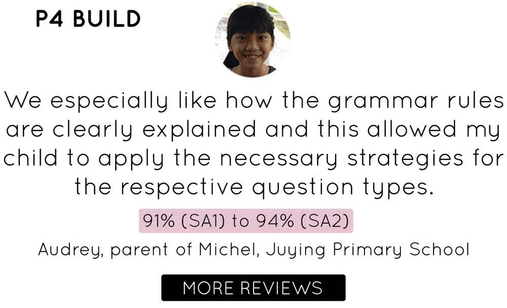 Primary 4 English Tuition | Testimonial Juying