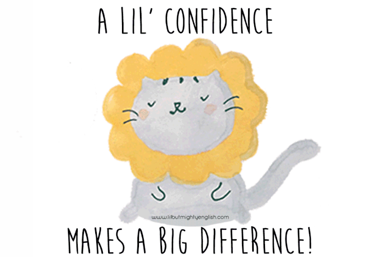 A lil' confidence