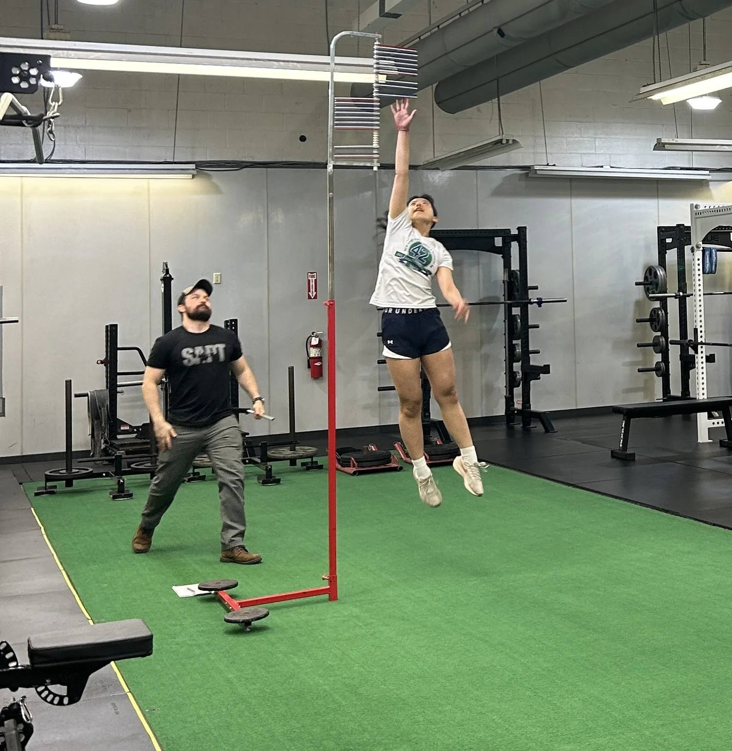 SAPT coach demonstrating one-on-one training
