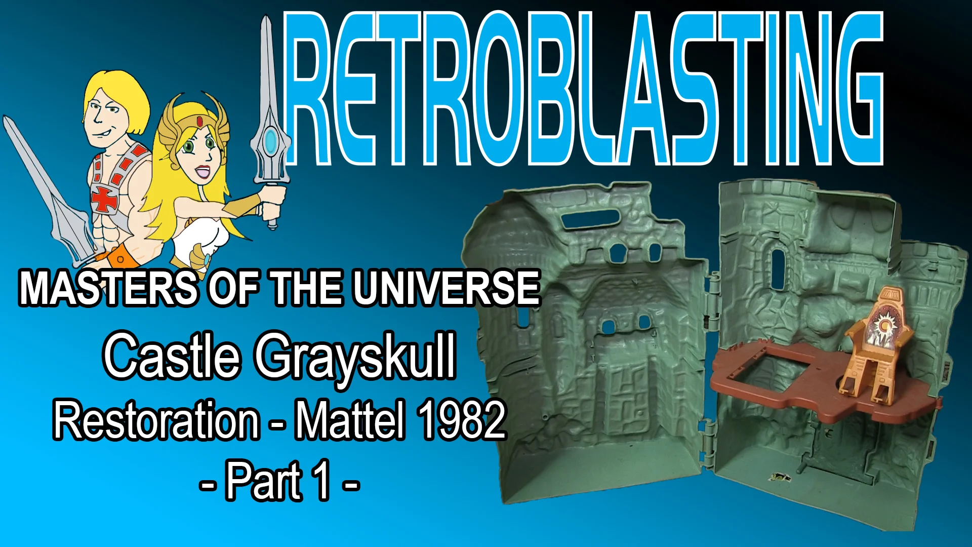 MOTU Castle Grayskull Restoration: Part 1 Mattel 1982