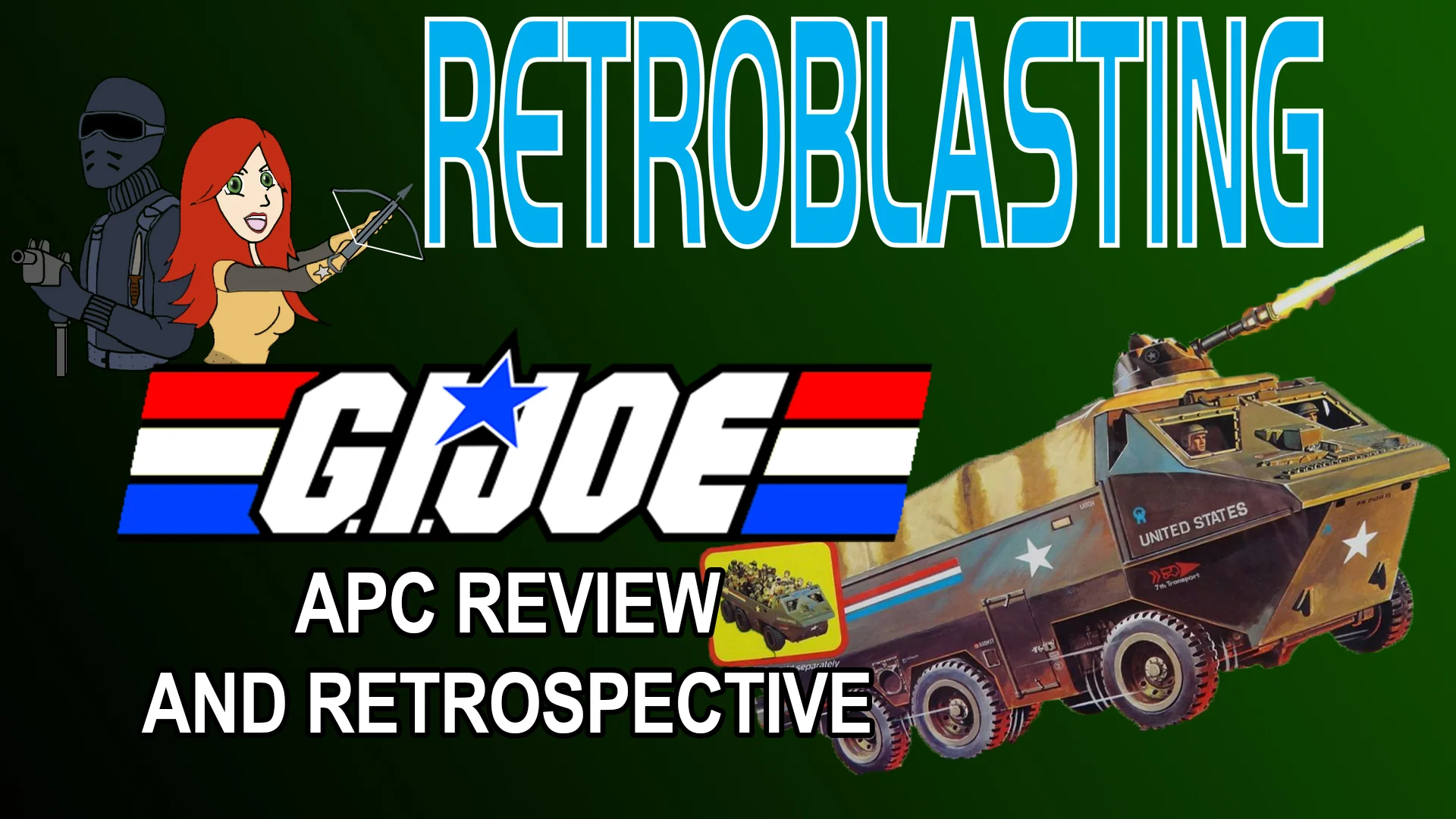 G.I. Joe APC Vintage Toy Review - Hasbro 1983 ARAH Vehicle