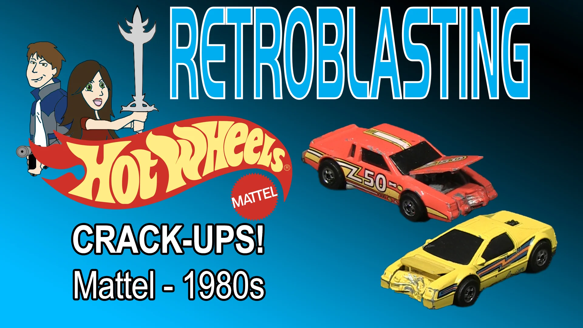 Hot Wheels Crack-Ups 1980s Mattel Vintage Toy Review 