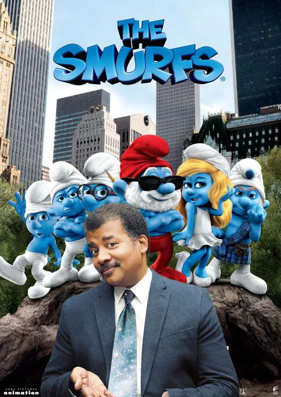 The Smurfs movie could only have been improved by the addition of Neil deGrasse Tyson.