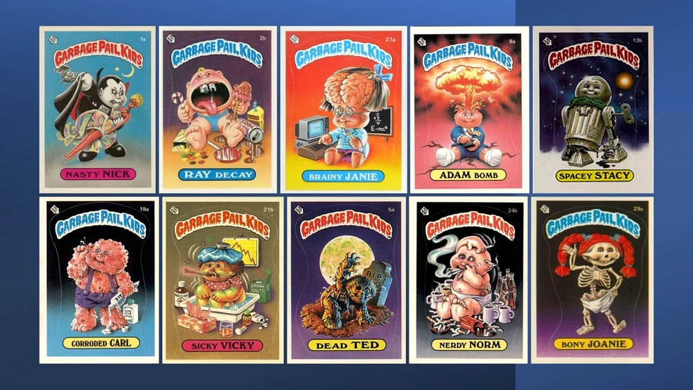 Sample of Series 1 cards