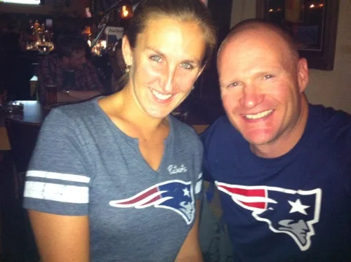 Cheering on the Pats in Prague