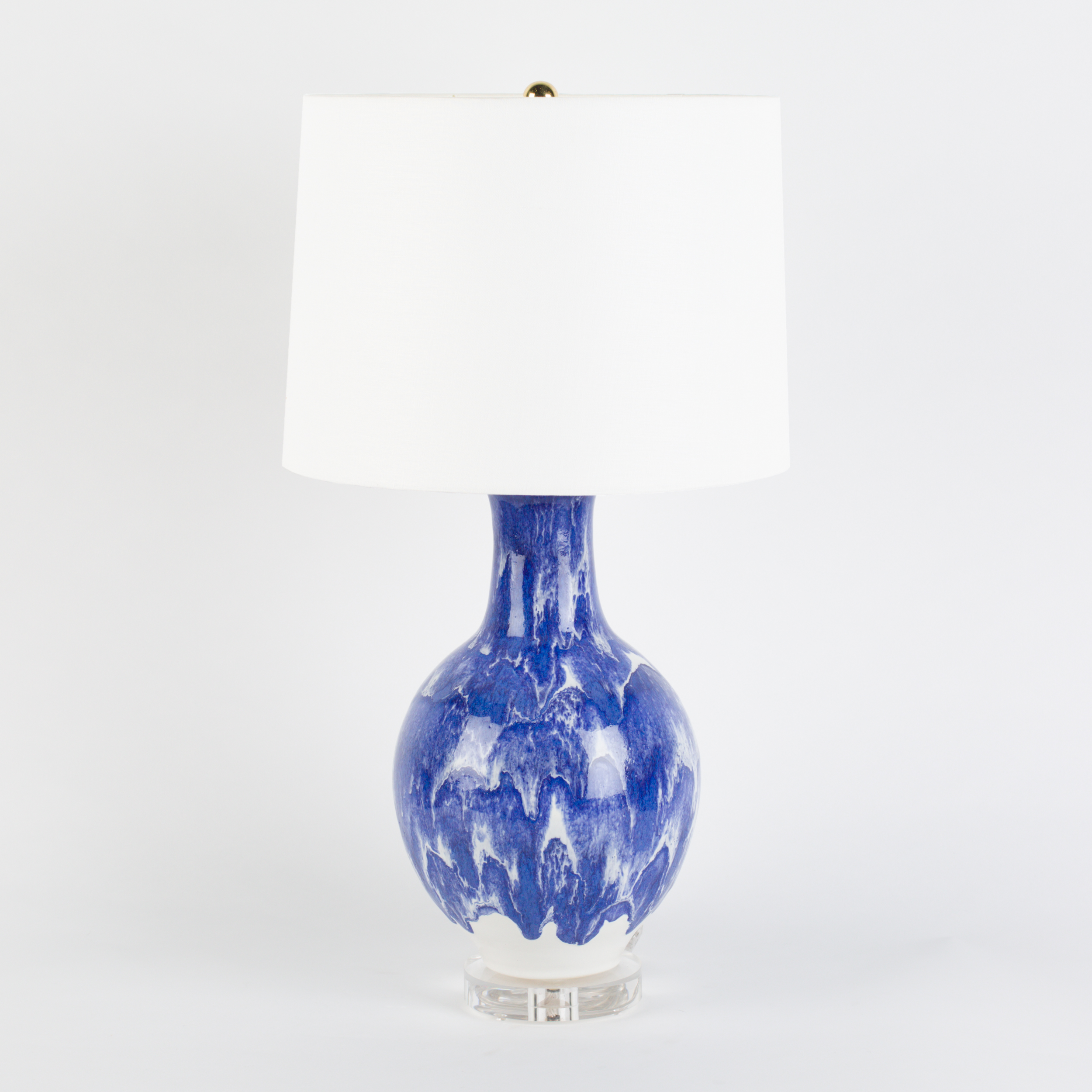 royal blue table lamp