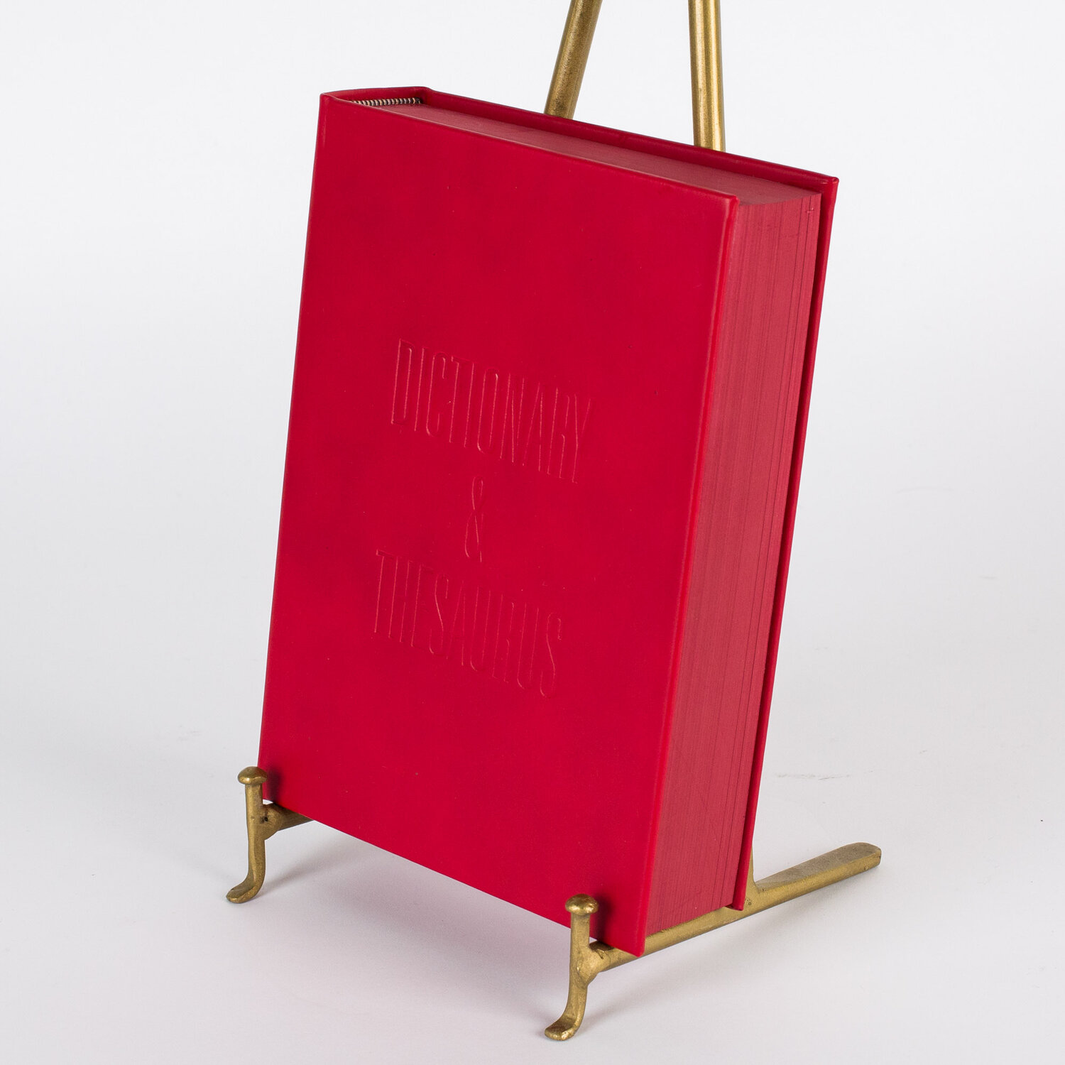 Tænk fremad Foresee Underskrift Leather Dictionary + Thesaurus | Red — Dixon Rye®