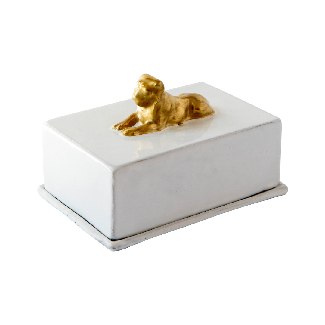 Gilded Lion Butter Dish | BRRLIO1D — Dixon Rye®