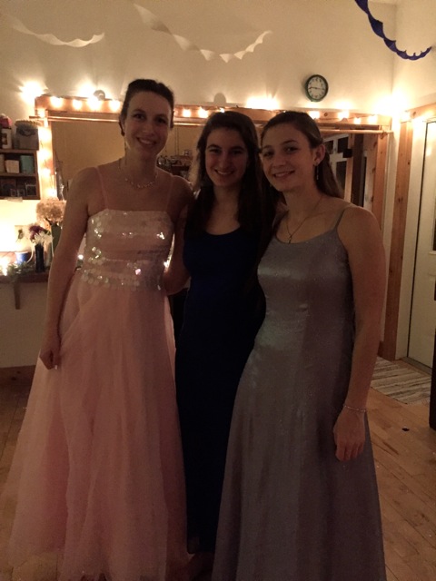 Jenna, Nora, and Gretta (from left to right) made the prom happen!