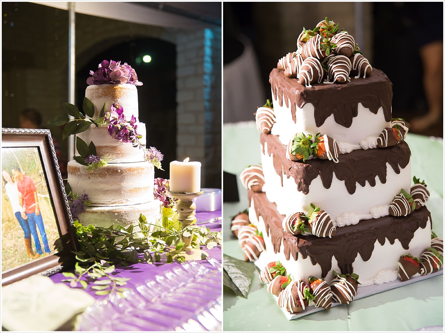 Bride's cake and groom's cake by Simply Sweet Bakery in Little River Academy, Texas