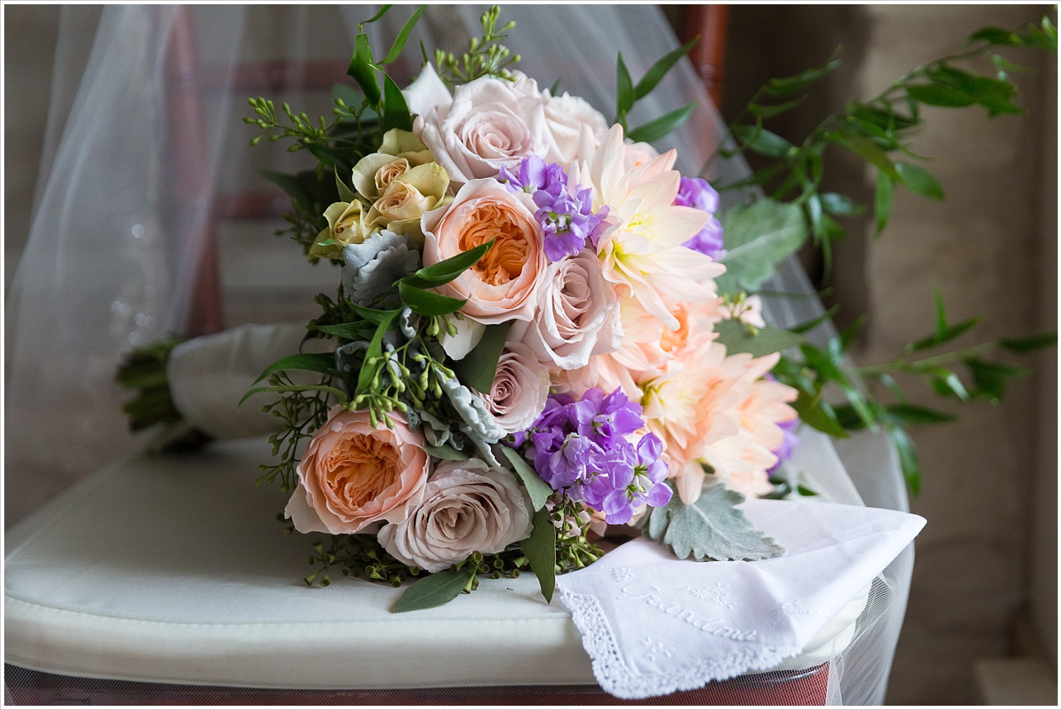 Bride's wedding bouquet