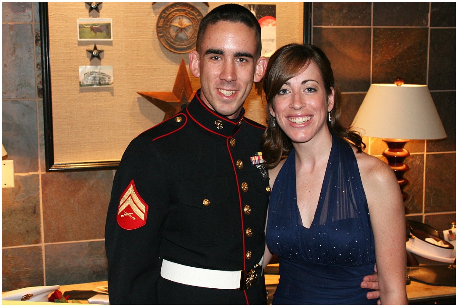 Us at the Marine Corps Ball
