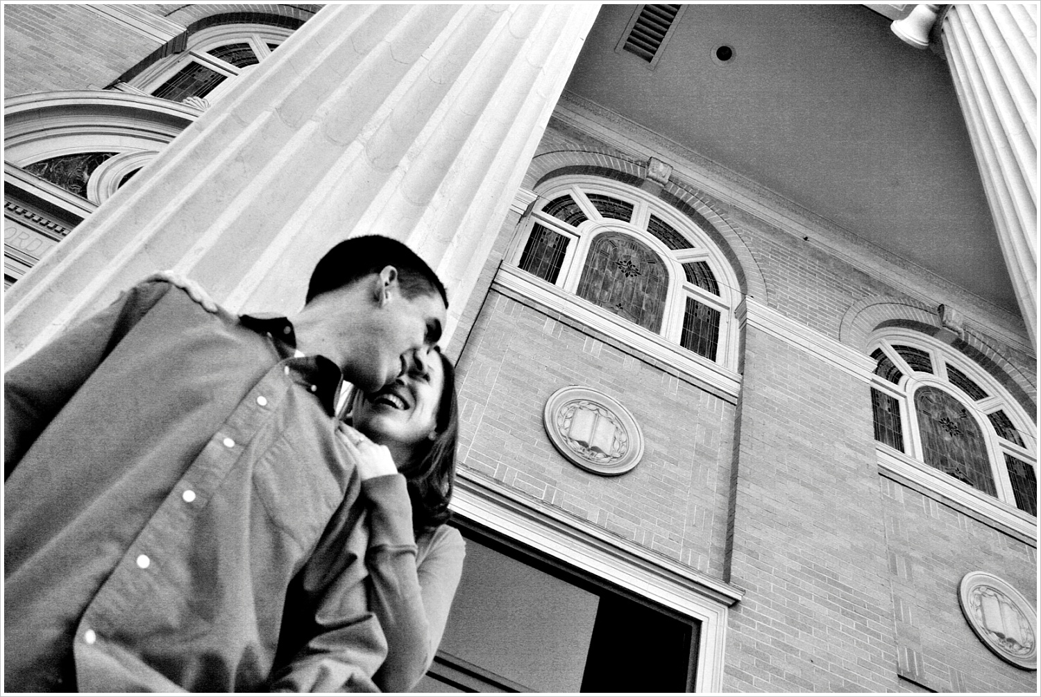 Our engagement portrait session at the Texas State Capitol 