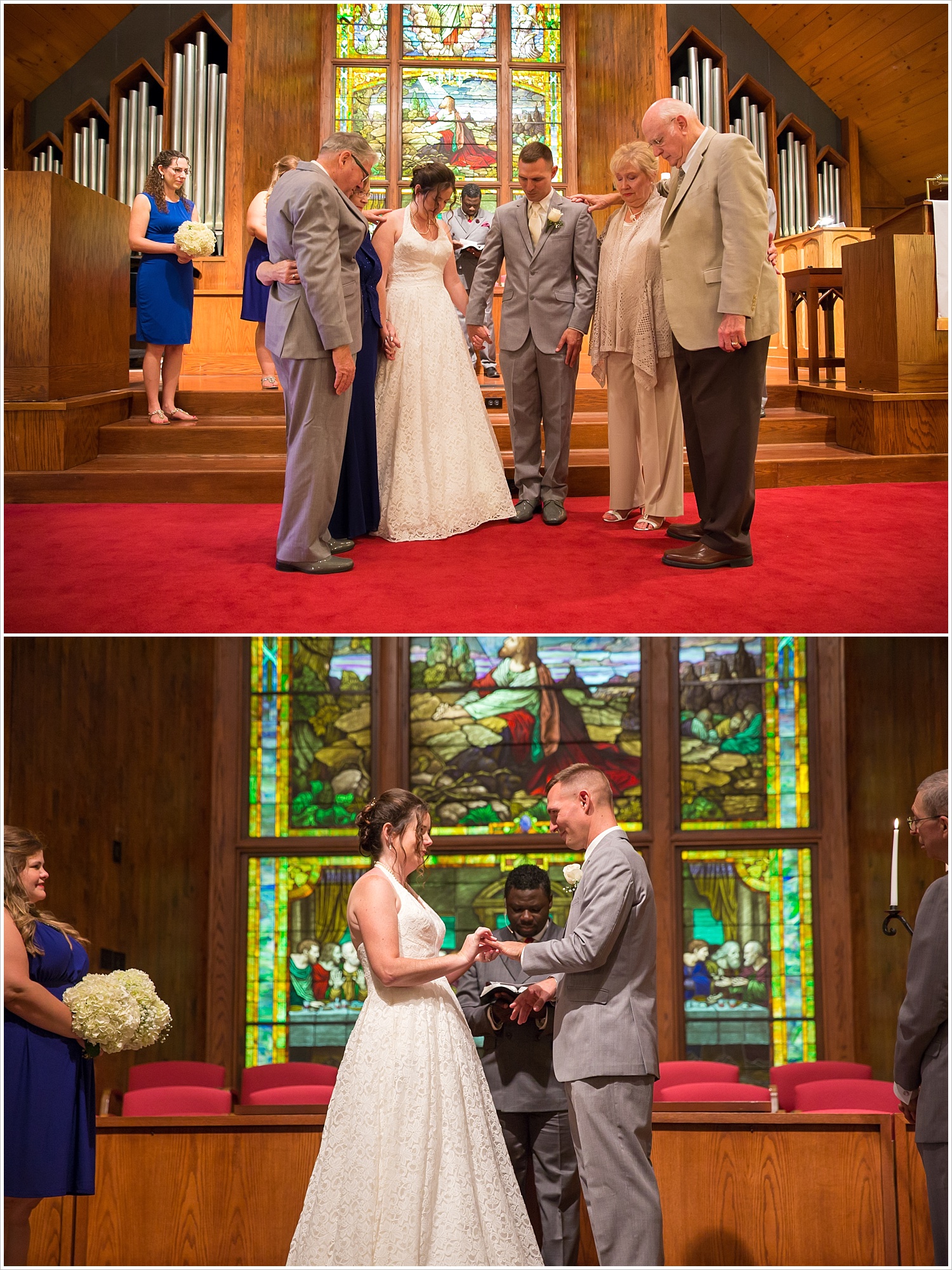 Summer church wedding in the sanctuary of Central Presbyterian Church in Waco/Woodway, TX - Jason & Melaina Photography, www.jasonandmelaina.com