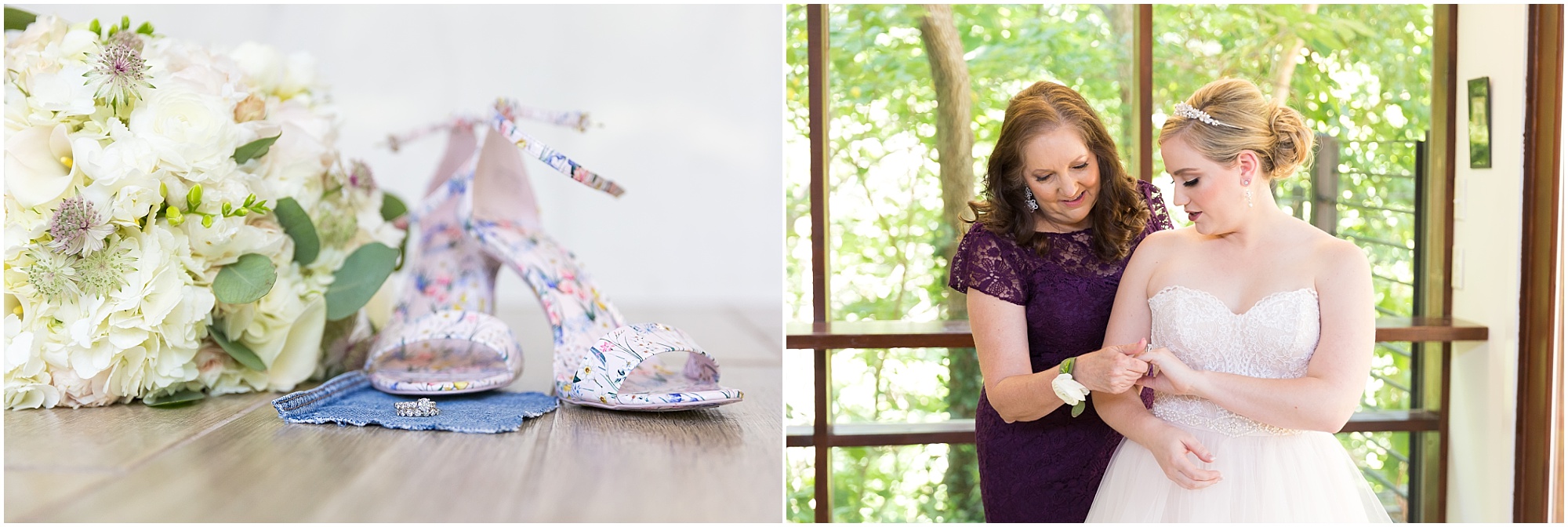 Bridal party at Fixer Upper house in Waco, Texas - www.jasonandmelaina.com