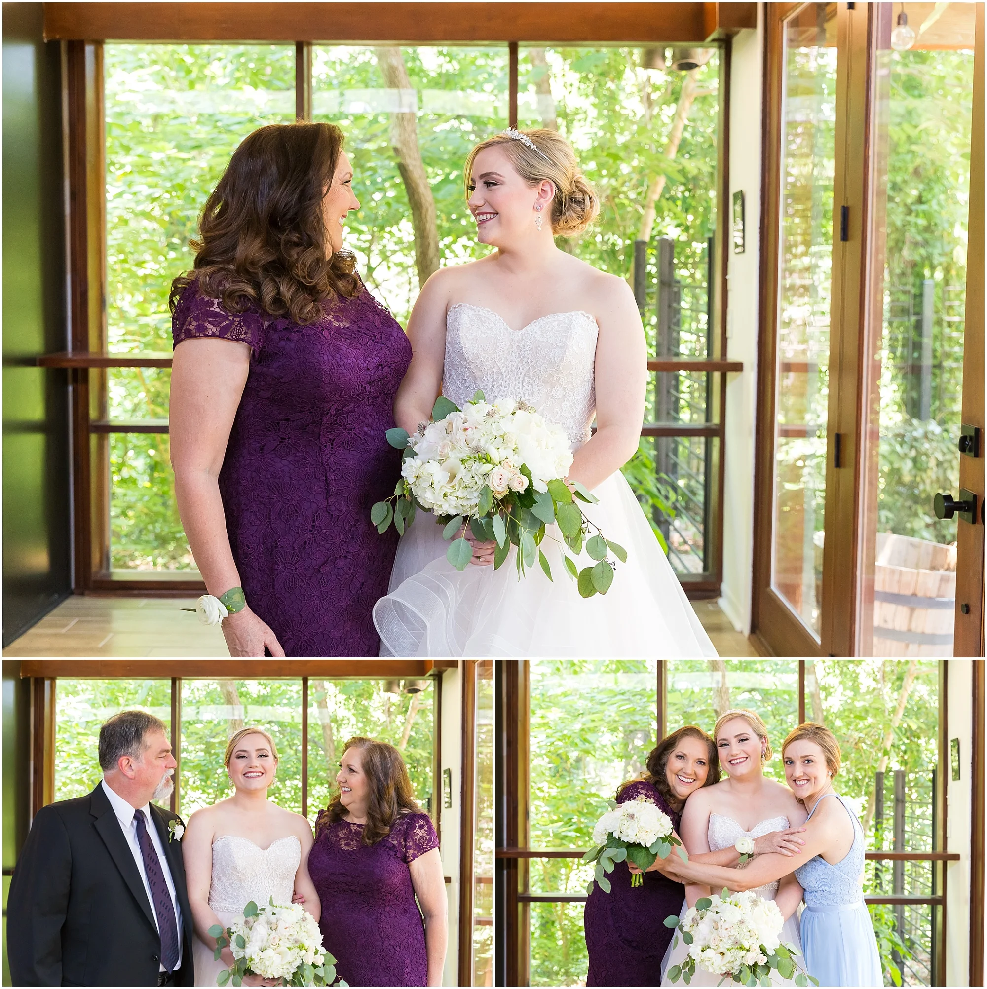 Bridal party at Fixer Upper house in Waco, Texas - www.jasonandmelaina.com