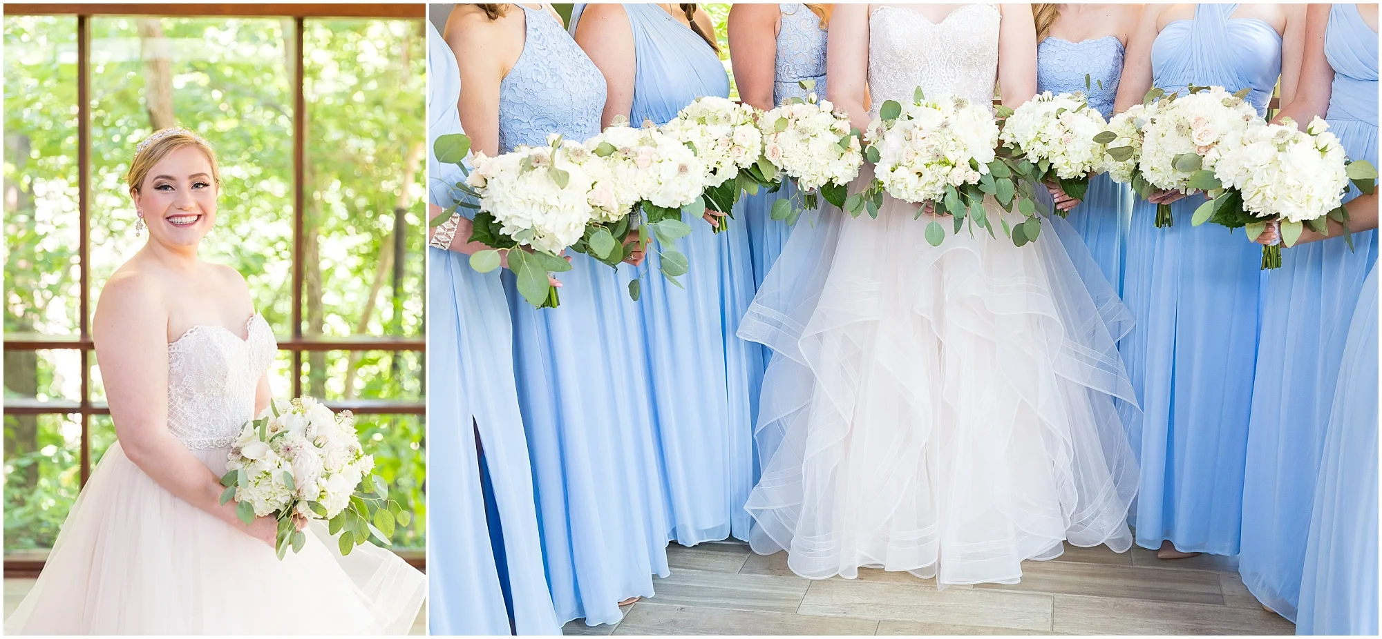 Bridal party at Fixer Upper house in Waco, Texas - www.jasonandmelaina.com