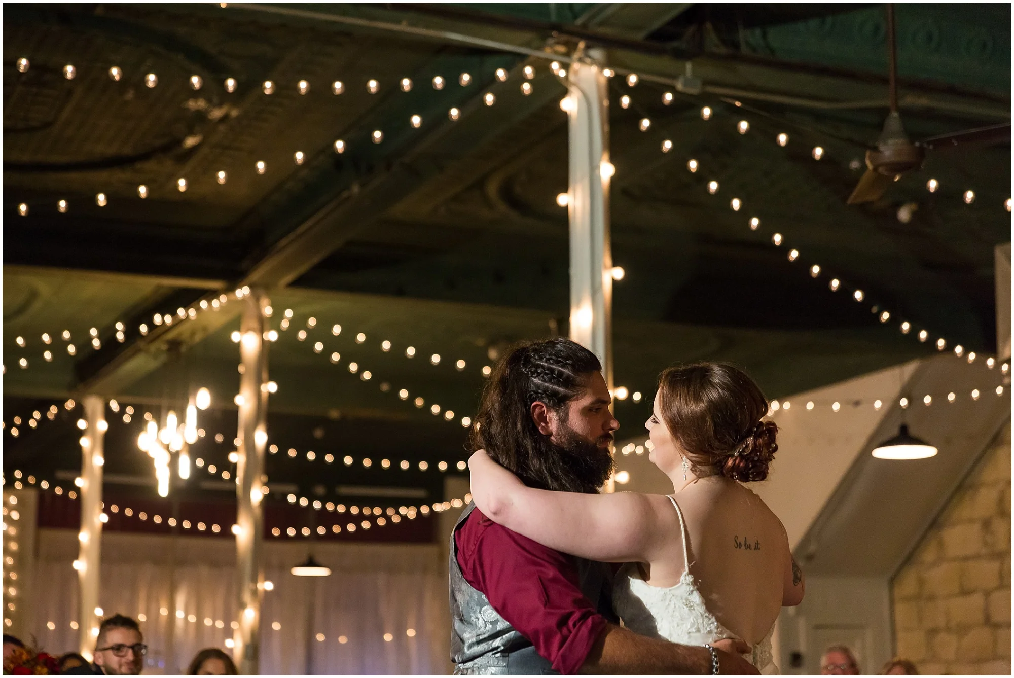 Reception details - Gothic Gatsby Reception - The Eagle Historic Warehouse - Jason & Melaina Photography - http://jasonandmelaina.com