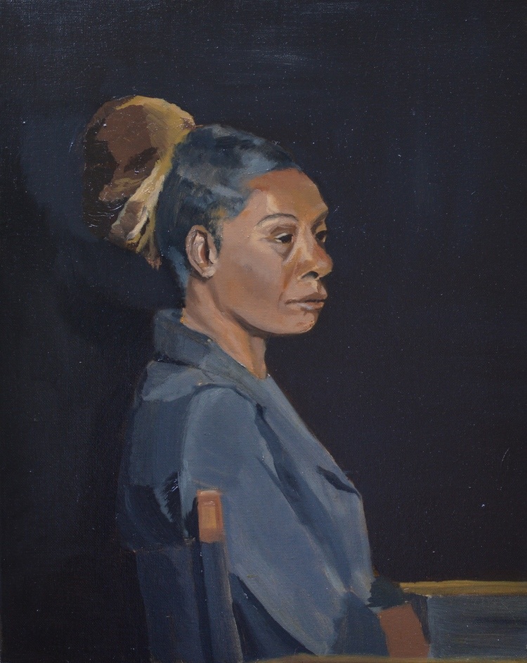 Kelly by Susan Pragaspathy | 16 x 20 inches | oil on linen | Copyright © Susan Pragaspathy