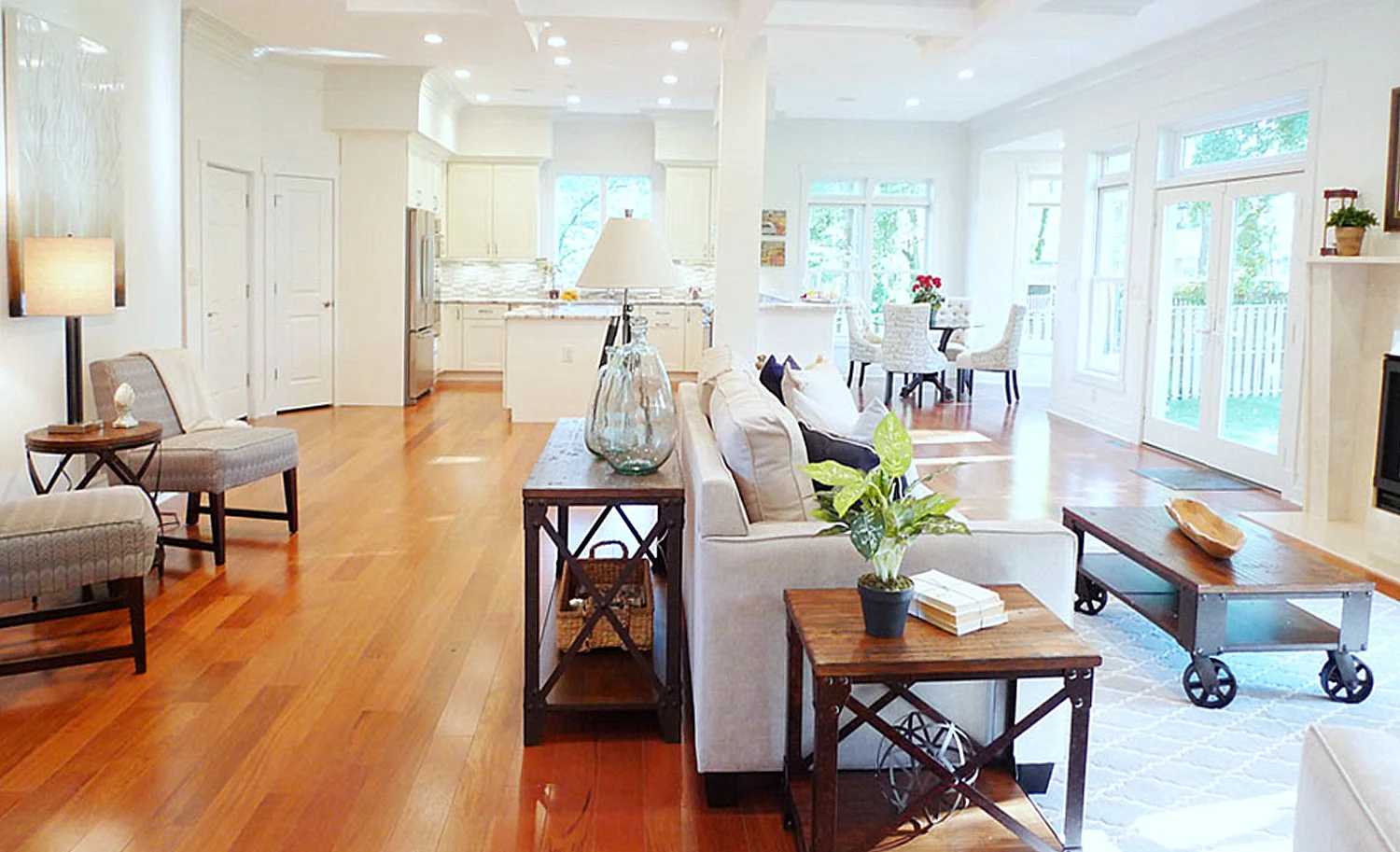 McLean Virginia home staging family room