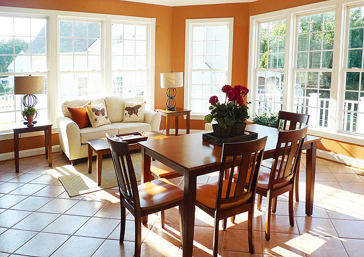 Vienna Virginia home staging sun room