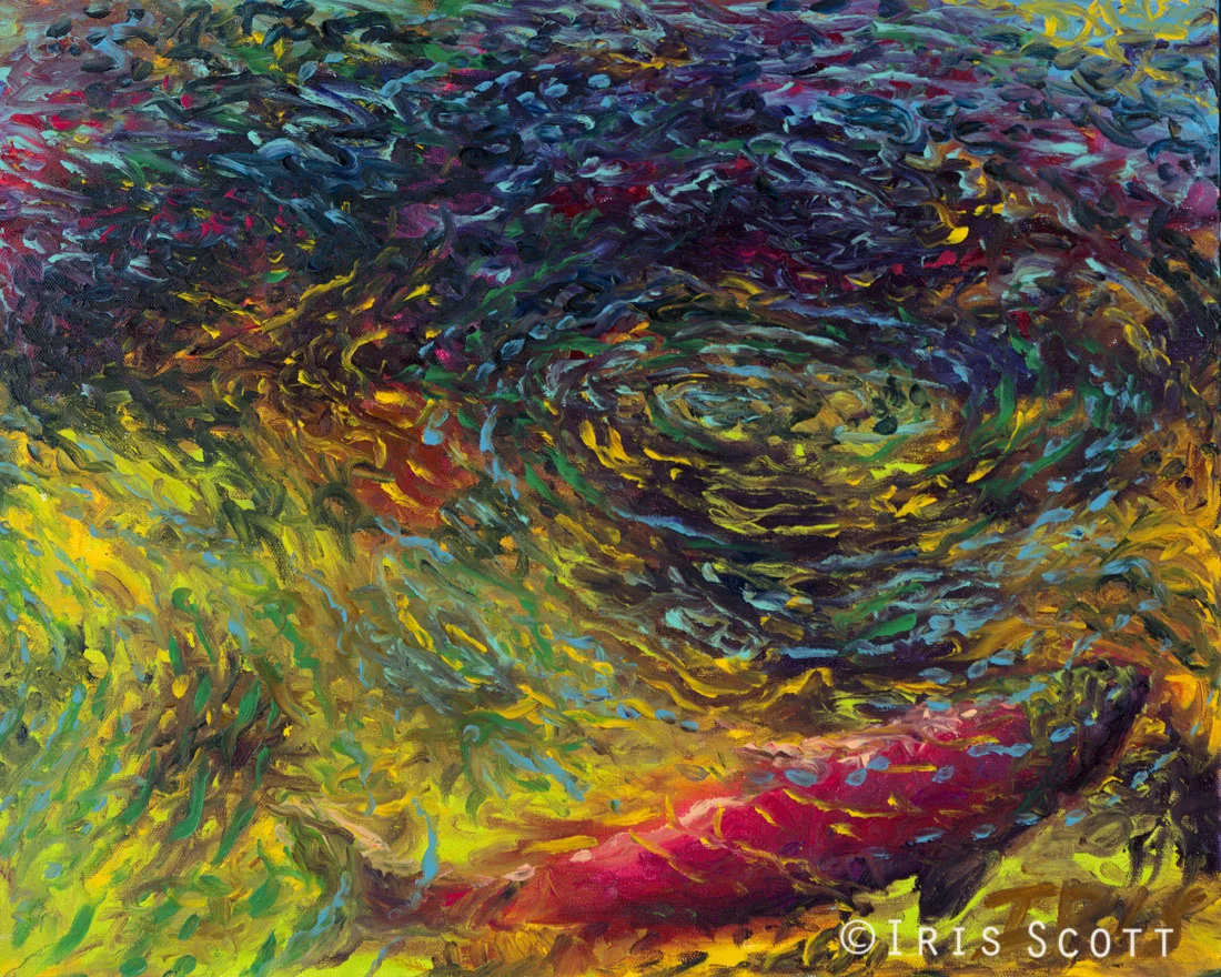 October Sockeye | 20x16in Original SOLD | Buy Prints