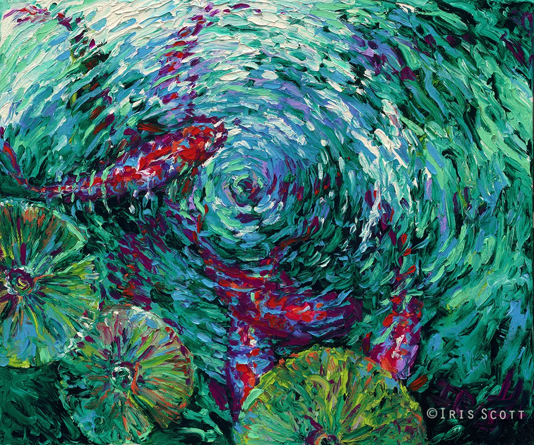 Serenity Spiral | 20x16in Original SOLD | Buy Prints