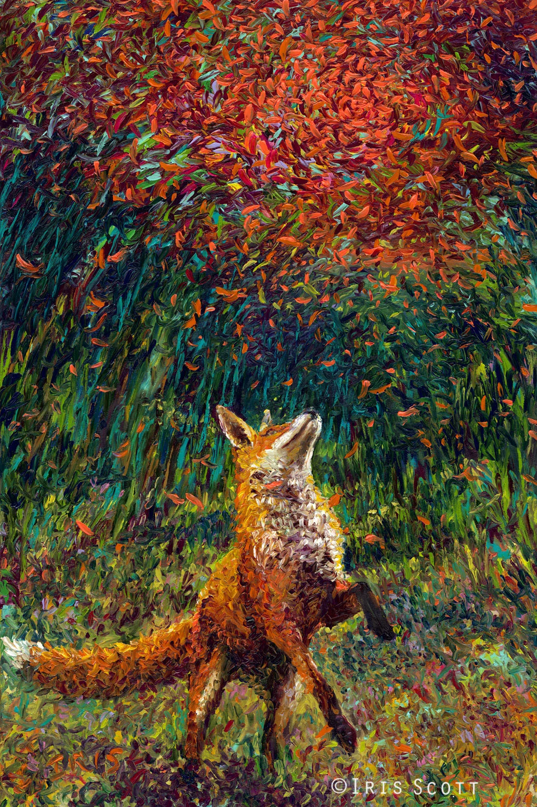 Fox Fire | 24x36in Original SOLD | Buy Prints