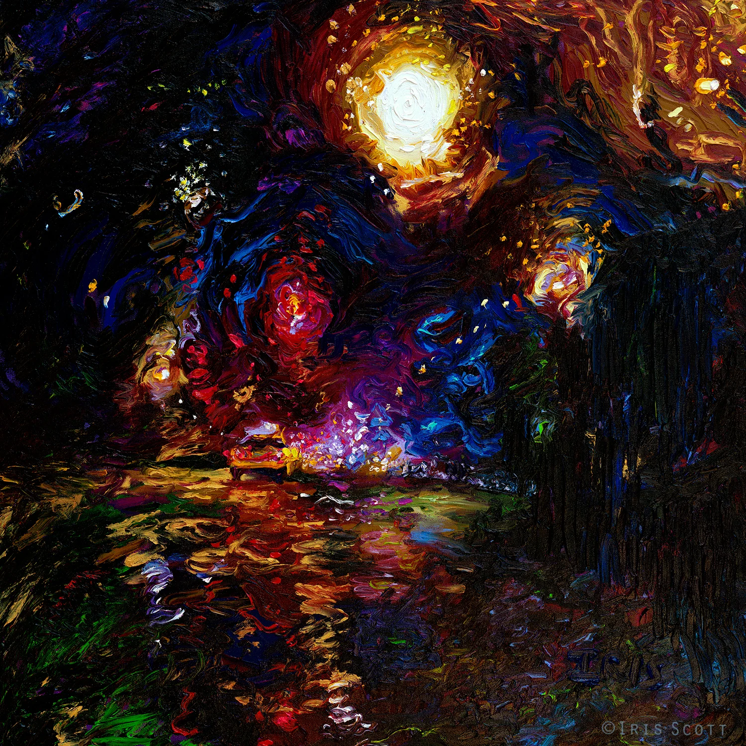 Taxi Weather | 30x30in Original SOLD | Buy Prints