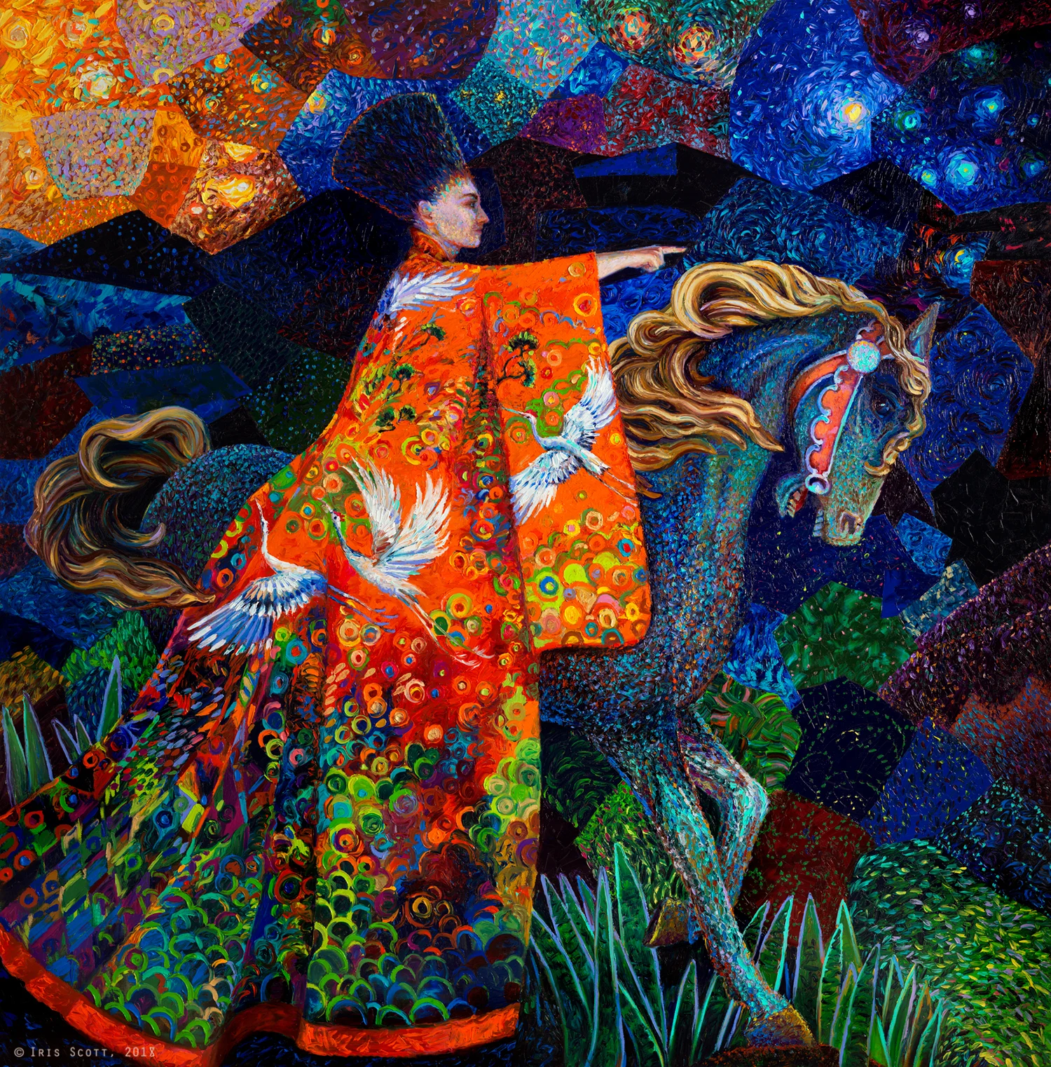 Sofia Returns | 72x72in Original SOLD | Buy Prints
