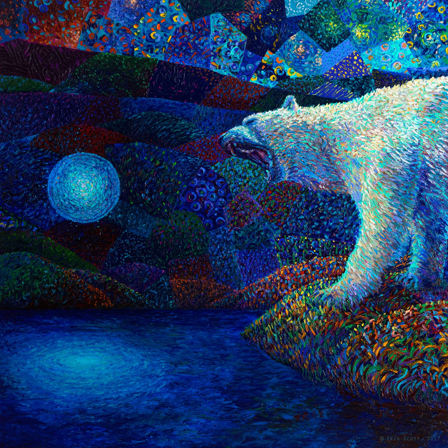 To Melt the Veil | 60x60in Original SOLD | Buy Prints