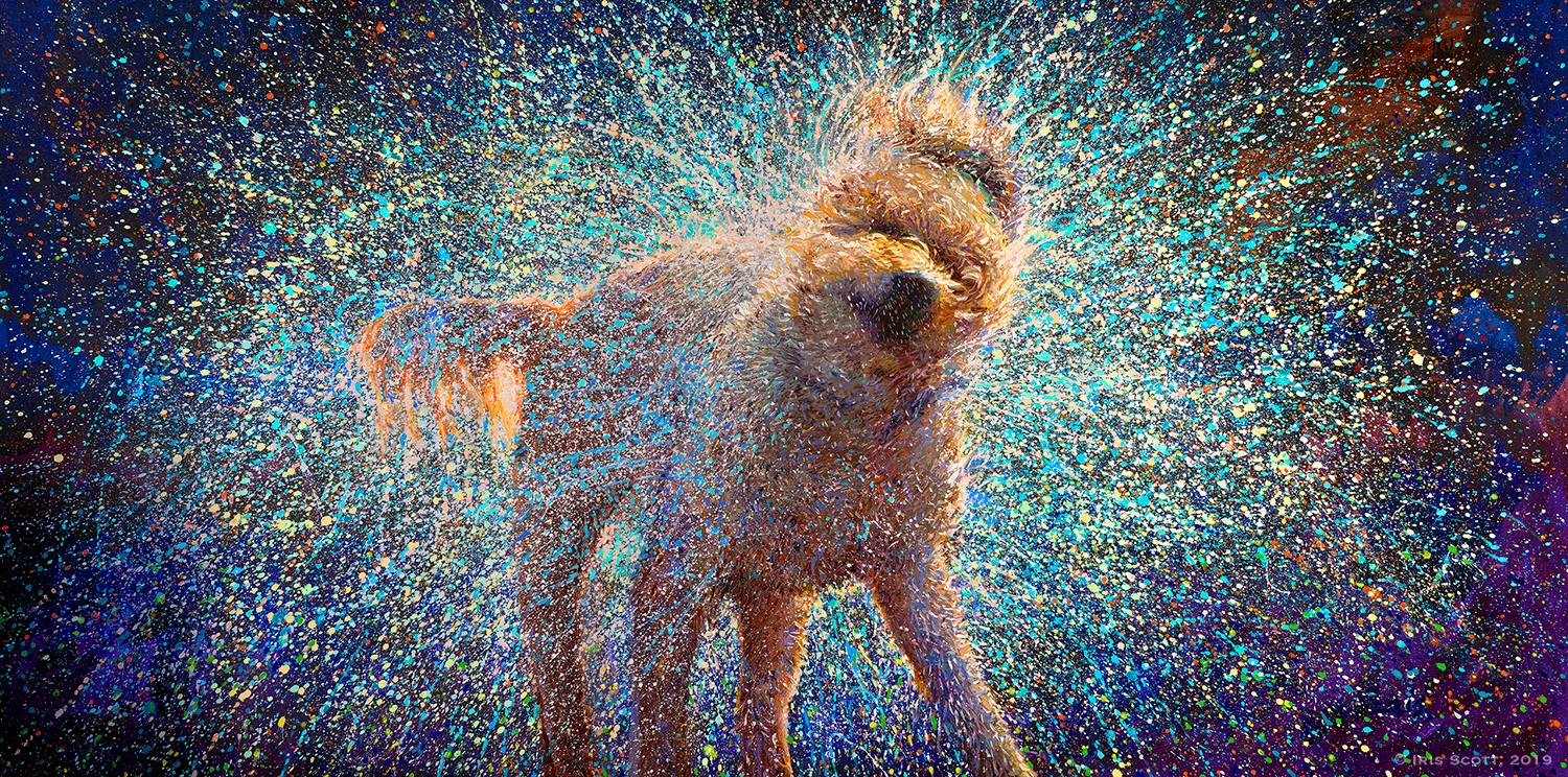 Canis Rufus | 128x62in Original SOLD | Buy Prints