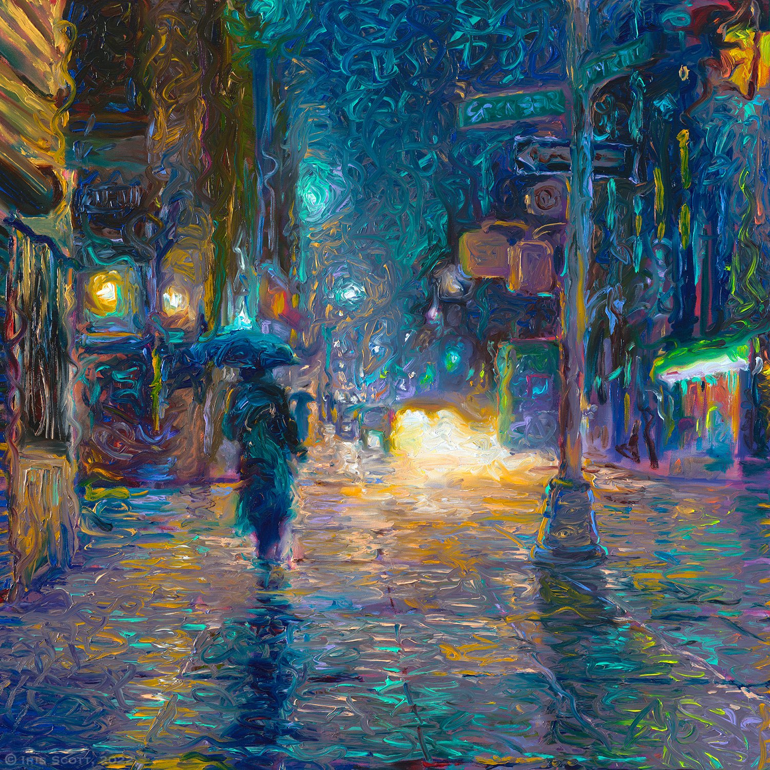 Spencer and Myrtle | 30x30in Original Sold | Prints