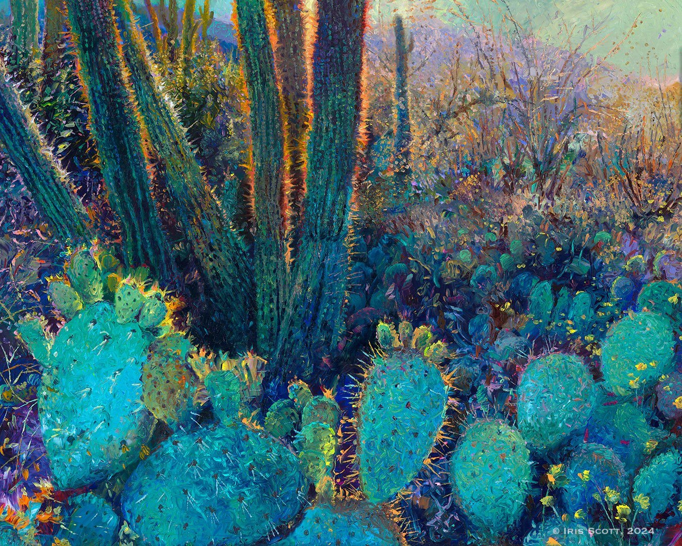 Desert Dionysian | 48x60in Original Sold | Prints