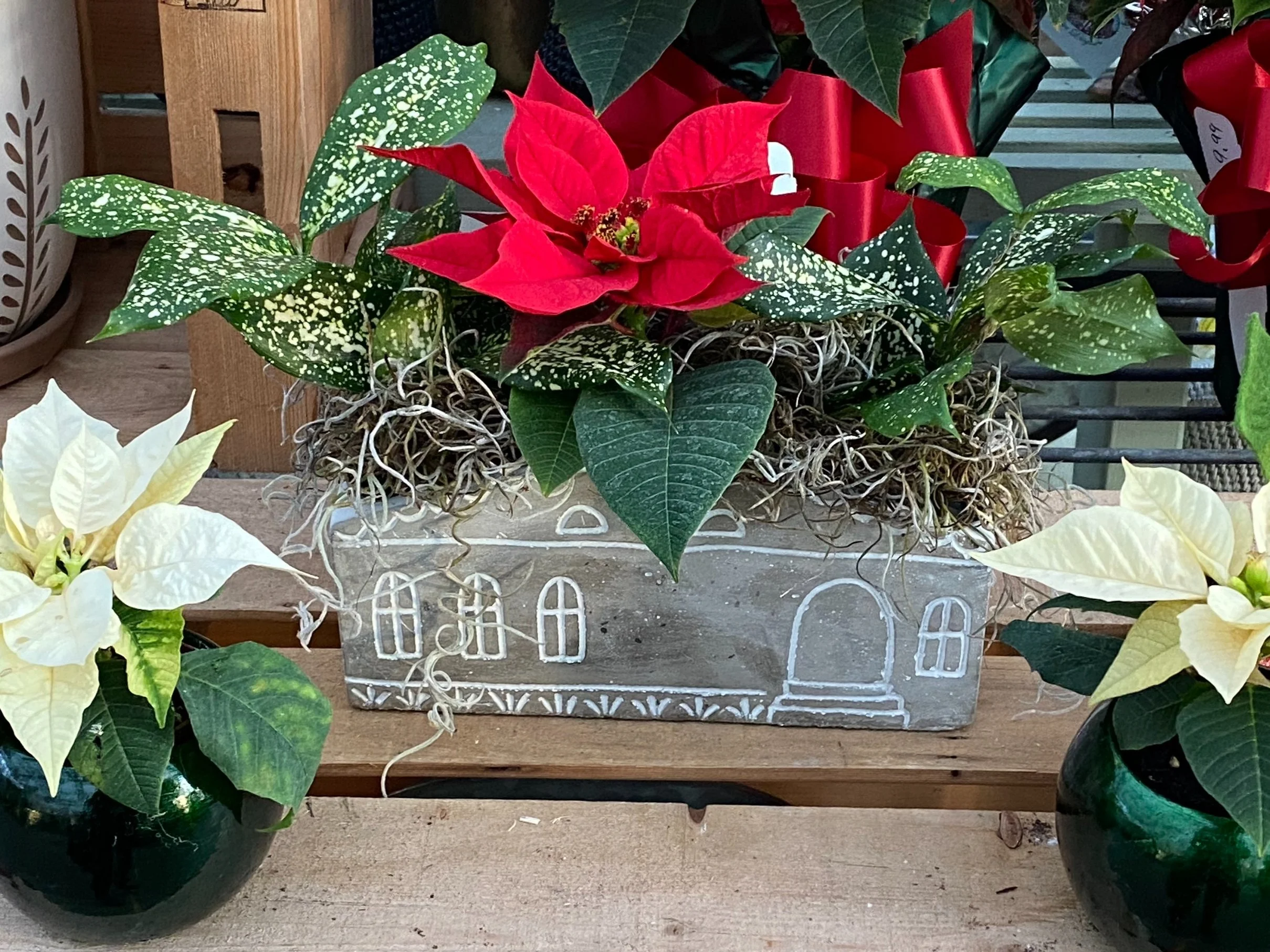 Easy-care Holiday Containers to Add Cozy Color Throughout the Season