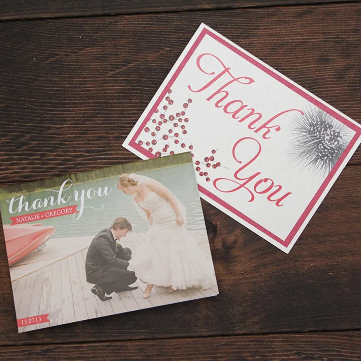 The Wedding is Done, it's time to say Thank You