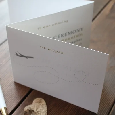Elopement Announcement Cards