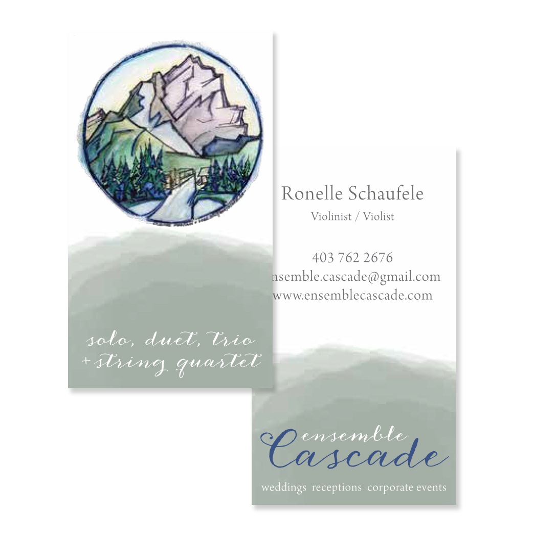 Emsemble Cascade Banff Branding Logo Graphic Design