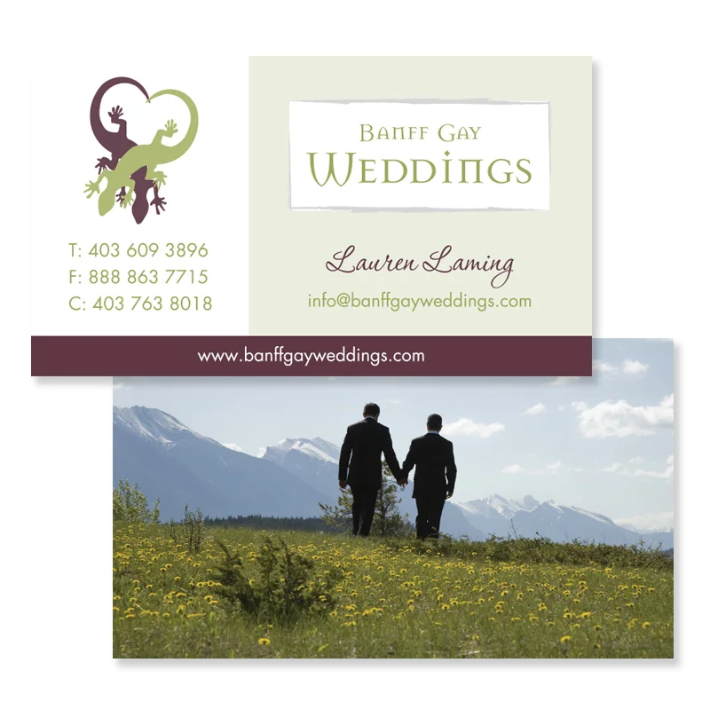 Banff Gay Weddings Branding Graphic Designer