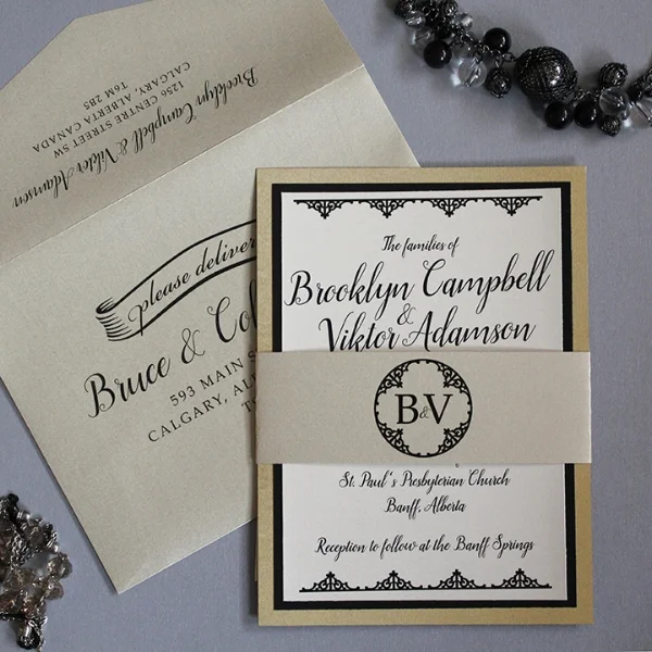 Classsic Wedding Invitations Design