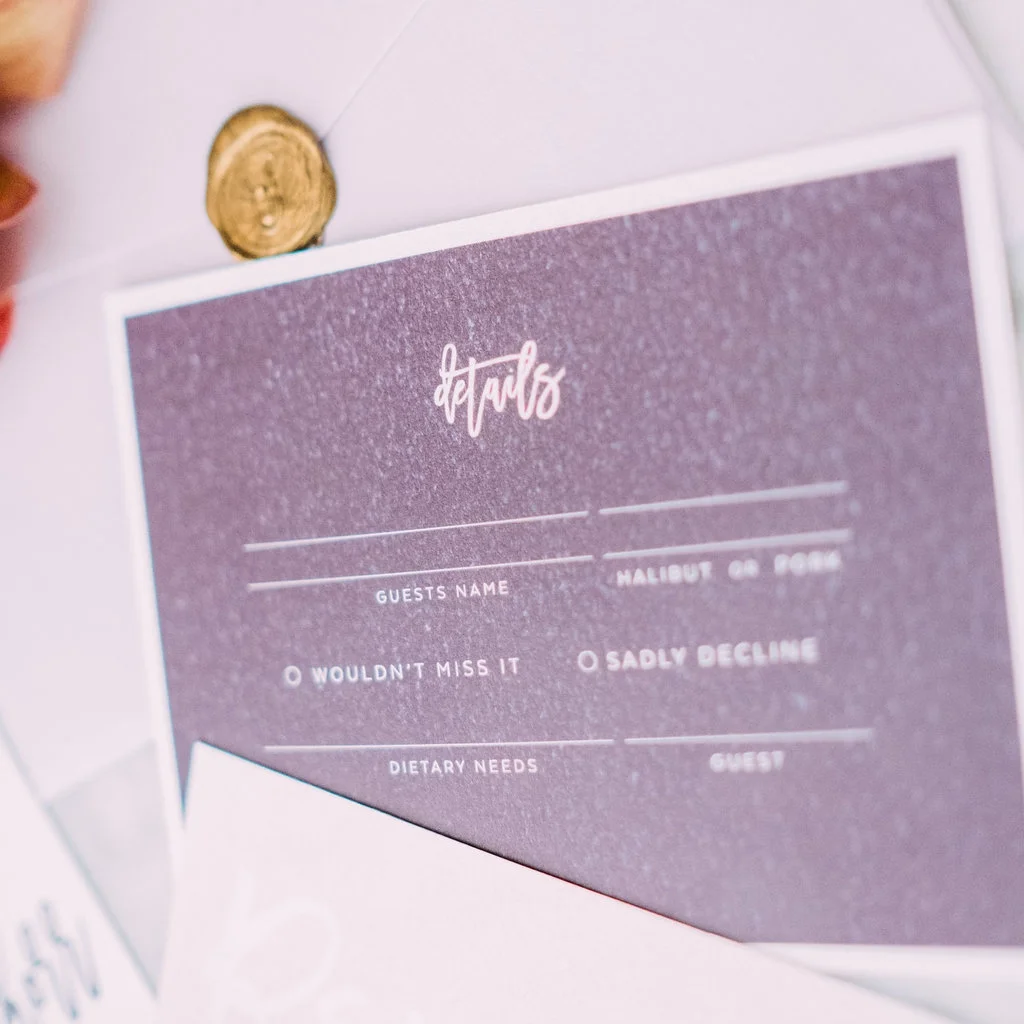 Joshua Suite - Modern Script Invitation