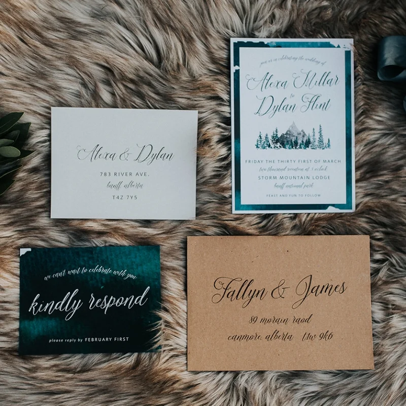 Dylan Suite - Modern Mountain Invitation