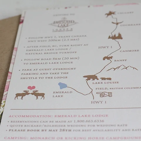 Emerald Lake Lodge Map