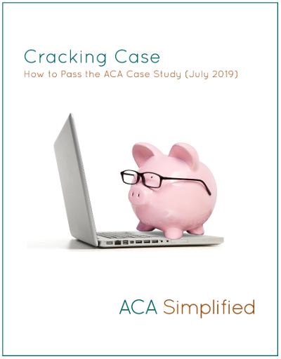 Cracking Case Book July 2019 Aca Simplified Case Study