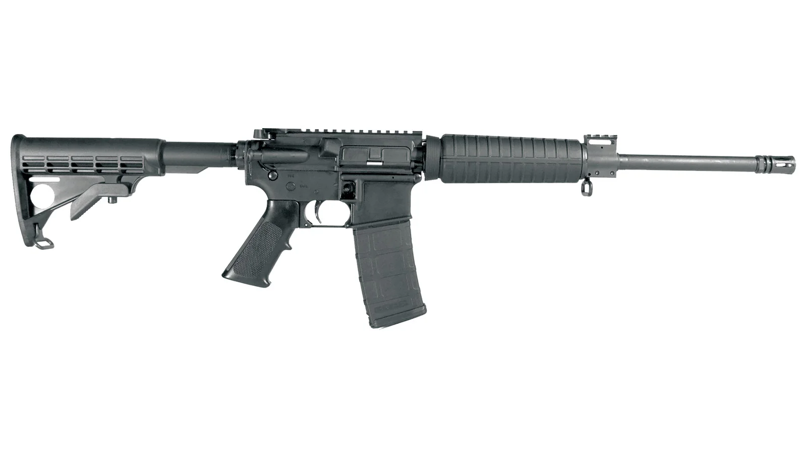 Armalite Eagle AR15 16" Barrel, Forward Assist, Dust Cover, Flash Suppressor, Poly Mag $569.95
