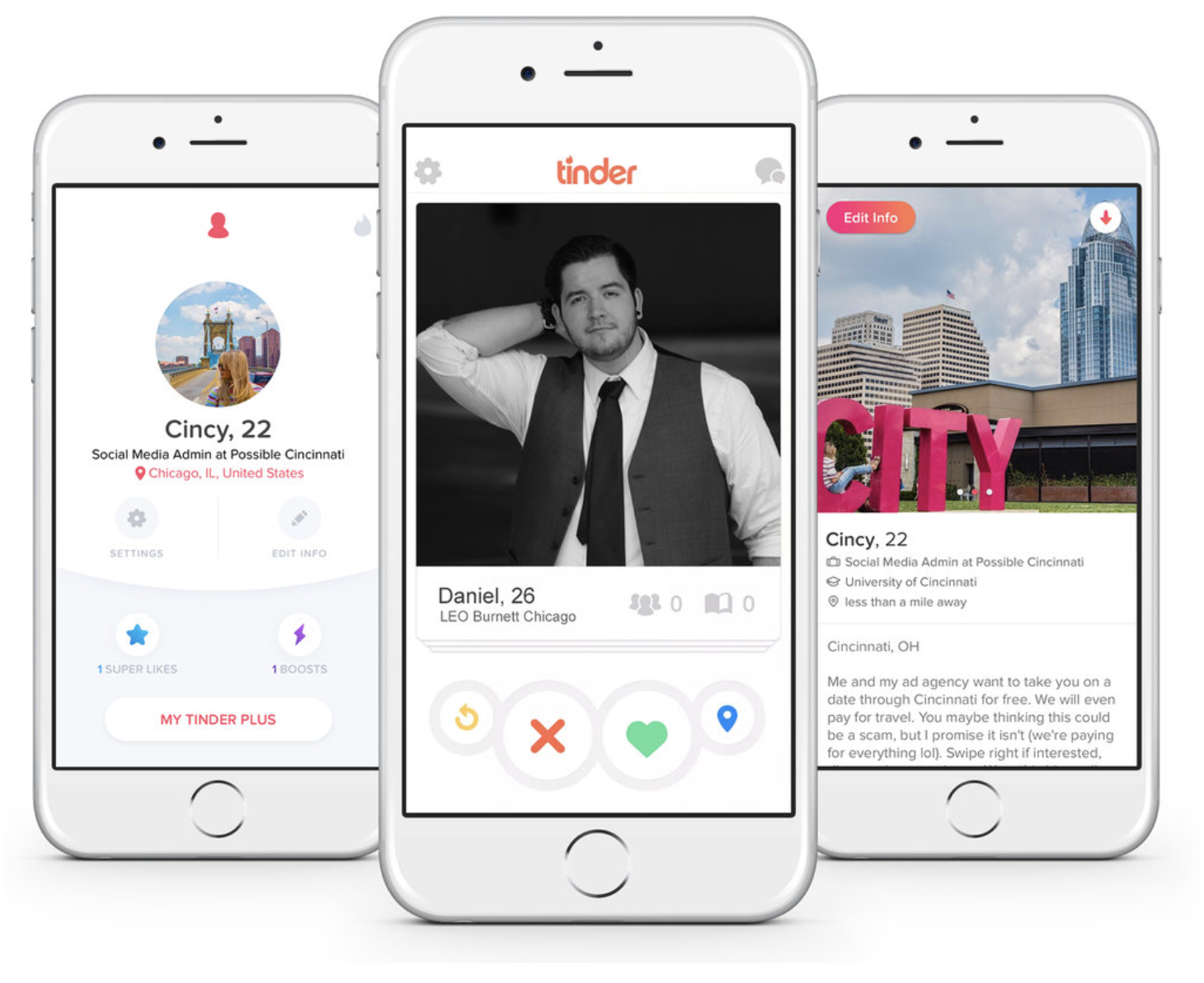 Love at first swipe.