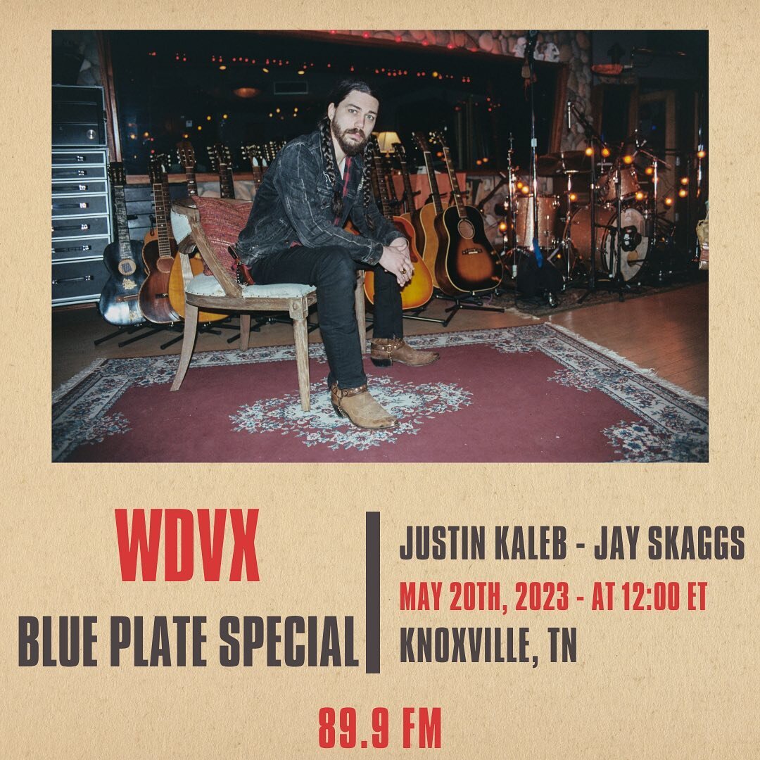 Playing the @wdvx Blue Plate Special on 5/20. Live radio, live audience. Hope you and yours tune in for a good time in Appalachia!